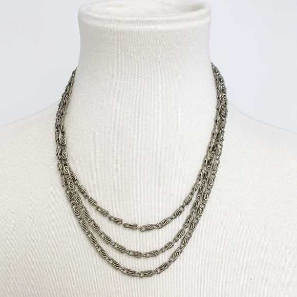 Long silver tone Chain or bag strap - Picture 6 of 7